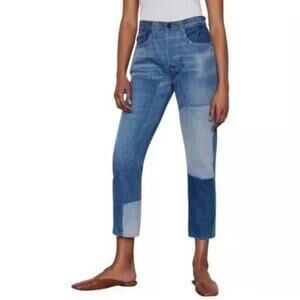 Frame Women’s Le Original Landa Mix Patchwork Jeans| Size 30 Straight leg